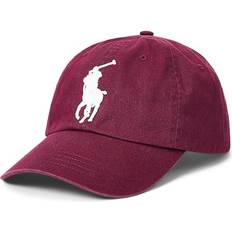 Polo Ralph Lauren Red Headgear Polo Ralph Lauren Men's Big Twill Ball Cap, Red One Size