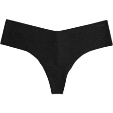 PINK No-Show Thong Panty - Black