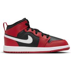 Nike Jordan 1 Mid PS - Black/Gym Red/White