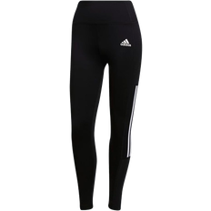 S Leggings Adidas Aeroready Designed to Move Training Mesh High-Rise 3-Stripes Pocket 7/8 Tights - Black