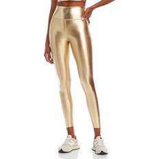 Aqua Gold Tights Aqua Athletic x Venus Williams Metallic High Rise 7/8 Leggings 100% Exclusive Gold