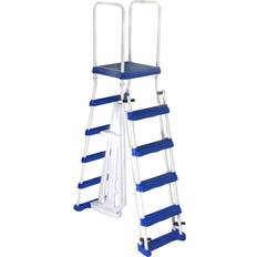 Blue Wave Pool Ladders Blue Wave A-Frame Ladder with Safety Barrier NE1217