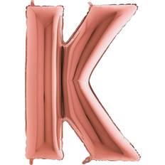 Grabo Letter Balloons K Rose Gold