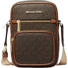 Michael Kors Jet Set Medium Signature Logo Crossbody Bag - Brown