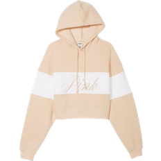 PINK Sweaters PINK Ivy Fleece Cropped Hoodie - Canvas