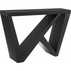 Furniture of America Sunguard Modern Black Console Table 12x48"