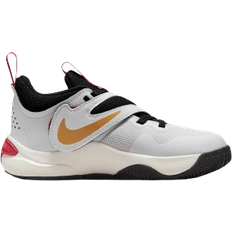 Nike Team Hustle D 11 PSV - White/Metallic Gold/University Red/Black