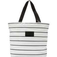 Waterproof Handbags Aloha Pinstripe Day Tripper Tote Bag - Black/White