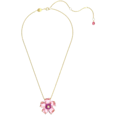 Swarovski Idyllia Necklace - Gold/Pink/Transparent