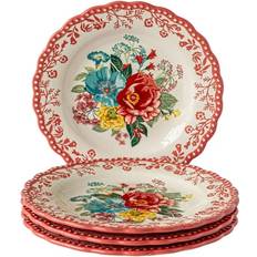 The Pioneer Woman flourish medley stoneware salad floral Dessert Plate