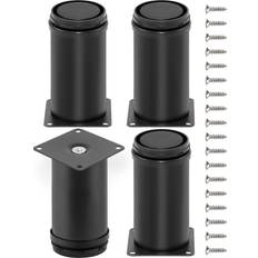 Black Table Legs HDAJY 4 Set +16pcs Table Leg