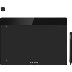 Digital drawing tablet XP-Pen Deco Fun L Graphic Drawing Tablets 10x6 Inches Digital Drawing Pad Art Tablet with 8192 Levels of Pressure Battery-Free Stylus for Digital Drawing, Animation, Online Teaching(Black