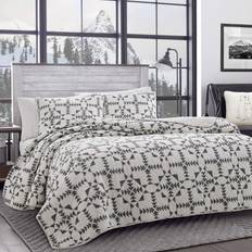 Twin Quilts Eddie Bauer Twin Arrowhead Reversible Quilts Gray, White, Black (223.5x)