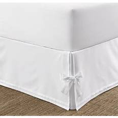 Valance Sheets Laura Ashley Tailored Corner Ties Valance Sheet White (190.5x)