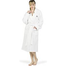 Red - Unisex Sleepwear Authentic Hotel and Spa Linum Textiles Personalized Waffle Terry athrobe