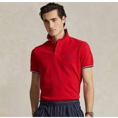 Men - Red Shirts Polo Ralph Lauren Men's Classic-Fit Mesh Shirt Rl 2000 Red