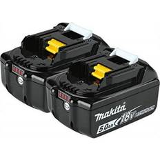 Makita Brand genuine bl1850b-2 18v 18 volt lxt li-ion 5.0ah battery 2-packs Black