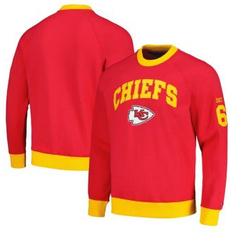 Tommy Hilfiger Red Sweaters Tommy Hilfiger Men's Red, Gold Kansas City Chiefs Reese Raglan Tri-Blend Pullover Sweatshirt Red, Gold Red/Gold