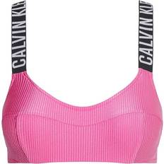 Damen - L Bikinis Calvin Klein Intense Power Bralette Bikini Top - Bold Pink