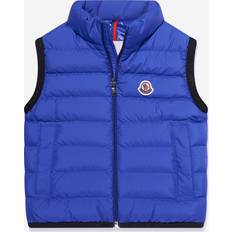 Padded Vests Children's Clothing Moncler Enfant Boys Blue Down-Padded Contrin Puffer Gilet 12 year