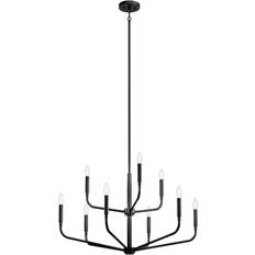 Kichler Madden Candle Black Ceiling Lamp