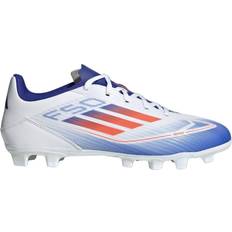 Dame Fotballsko Adidas F50 Club FG - Cloud White/Solar Red/Lucid Blue