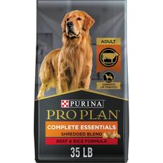 PURINA PRO PLAN Dog Food - Dogs Pets PURINA PRO PLAN Complete Essentials Shredded Blend Beef & Rice Dog Food 15.9