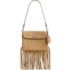 Coach 1964 Fringe Bag - Silver/Peanut