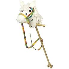 Steckenpferde Goki Hobby Horse White with Dark Brown Dots 53940