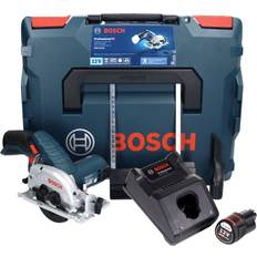 Bosch Kreissägen Bosch gks 12v-26 akku handkreissäge 12 v 85 mm 1x akku 3,0 ah lader l-boxx Metall