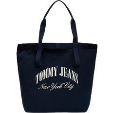 Tommy Hilfiger Canvas Logo Medium Tote - Dark Night Navy