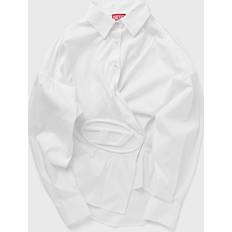 Diesel Overdeler Diesel White Cotton Blend Shirt