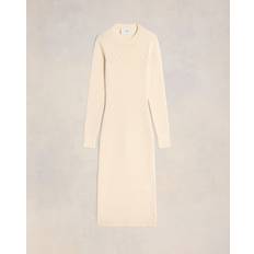 Ami Paris White Dresses Ami Paris de Caur midi dress