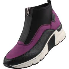 Rieker Schuhe reduziert Rieker damen stiefelette high top lila schwarz n6352-30 komfort