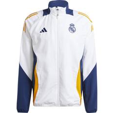 Real Madrid Fußballhalter Adidas Trainingsjacke prematch Real Madrid 2024/25 Blanc
