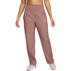 Sportswear Garment - Women Pants Nike Dri-FIT One Women's Ultra High-Waisted Pants - Smokey Mauve/White