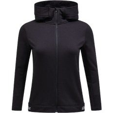 Ytterklær Peak Performance Women's Rider Tech Zip Hood - Black/Soud Mist