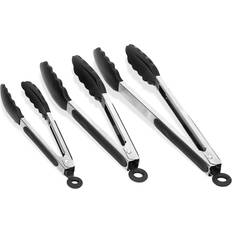 Fresh Fab Finds Locking Food Tongs Set With Silicon Tips Cooking Tong 3pcs