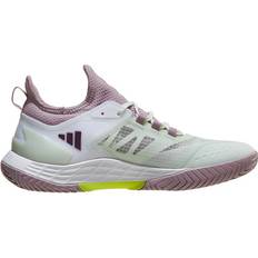 Adidas Women Racket Sport Shoes Adidas Adizero Ubersonic 4.1 W - Cloud White/Aurora Met./Crystal Jade