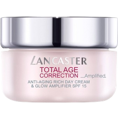 Retinol Gesichtscremes Lancaster Total Age Correction Anti-Aging Rich Day Cream & Glow Amplifier SPF15 50ml