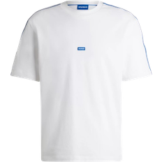 Hugo Boss White T-shirts Hugo Boss Neloy Tape Trims T-shirt - White