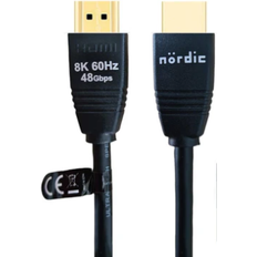 Nördic HDMI-510 48Gbps 2.1 HDMI - HDMI M-M 1m