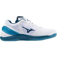 49 ⅓ - Unisex Håndballsko Mizuno Wave Stealth Neo - White/Silver/Sailor Blue