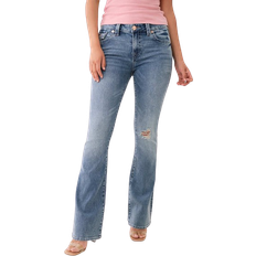 Jeans True Religion Becca Distressed Mid Rise Bootcut Jean - Blue