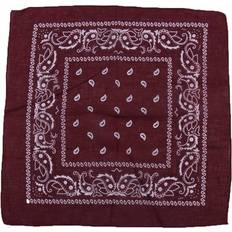 Dame - Røde Skjerf & Sjal Megabilligt Bandana Scarf Sjal Snusnäsduk Vinröd röd