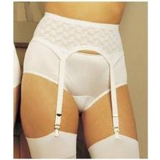 White Lingerie Accessories Rago Plus Women's Garter Belt in White Size 46