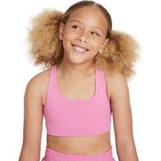 Topper Nike One Older Kids' Girls' Long-Line Sports Bra Pink