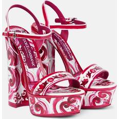 Dolce & Gabbana Heeled Sandals Dolce & Gabbana Printed Platform Pumps