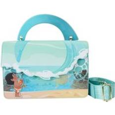 Children Handbags Loungefly Moana Ocean Waves Crossbody Bag gold