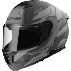 LS2 Flip-up Helmets Motorcycle Equipment LS2 FF808 Stream II Shadow Matt Titanium Grey Full Face Helmet